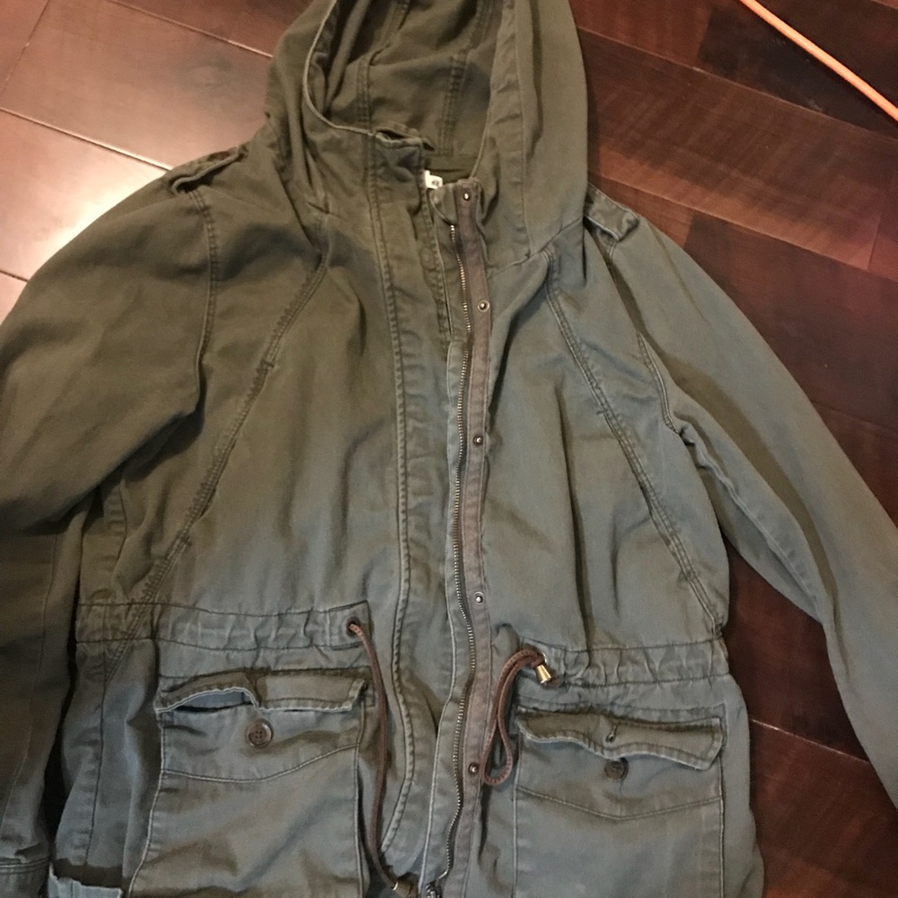 Green H&M jacket